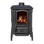 Preview: EEK A+ Stove cast iron stove antique wood Guca Arina wood stove small 6.5 kW fireplace cast iron stove continuous burning stove workshop stove hut stove heating stove