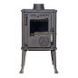 Preview: EEK A+ Stove cast iron stove antique wood Guca Iskra wood stove small 6 kW fireplace cast iron stove permanent fire workshop stove hut stove heating stove
