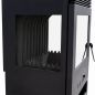 Preview: Kaminofen Panorama 3 Seitig 9 kW Dauerbrand Teba TKS 12 Kamin Holzofen 3 Seiten Ofen Holz