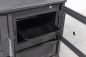 Preview: Kaminofen mit Backfach und Herdplatte 4013 Schwarz Holzofen 8 kW Holz Ofen Mehrfachbelegung Kamin Heizofen Küchenherd