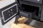 Preview: Kaminofen mit Backfach und Herdplatte 4013 Schwarz Holzofen 8 kW Holz Ofen Mehrfachbelegung Kamin Heizofen Küchenherd