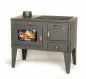 Preview: Gartenofen Küche Outdoor Ofen Holz Außenkamin Kaminofen mit Backfach und Herdplatte 93933 Kamin Garten 7,5 kW