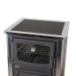 Preview: EEK A fireplace stove with baking compartment and stovetop ABC Concept 2 Air Mini multi-use wood-burning stove 10 kW fireplace stove wood workshop stove Swedish stove cabin stove heating stove wood stove