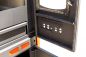 Preview: EEK A+ Wood-burning stove with baking compartment and hob Perfect Eco Lux Red Left Wood-burning stove 7 kW Fireplace Stove Wood Workshop stove Cottage stove Heating stove Garden stove