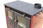 Preview: Kaminofen mit Backfach und Herdplatte Perfect Eco Lux Rot Rechts Holzofen 7 kW Kamin Ofen Holz Werkstattofen Hüttenofen Heizofen Gartenofen