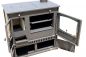 Preview: Kaminofen mit Backfach und Herdplatte Perfect Eco Schwarz Rechts Holzofen 7 kW Kamin Ofen Holz Werkstattofen Hüttenofen Heizofen Gartenofen