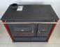 Preview: EEK A+ Wood-burning stove with baking compartment and hob Pracktik Lux Red LEFT Wood-burning stove 9.5 kW Wood-burning stove Wood-burning stove with oven and hob Swedish stove Cottage stove