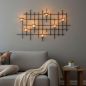 Preview: DanDiBo Metal Wall Candle Holder Black Wall Tealight Holder 83 cm 7XXL Wall Candle Holder Candle Holder Tealight Holder Wall Sconce