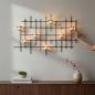 Preview: DanDiBo Metal Wall Candle Holder Black Wall Tealight Holder 83 cm 7XXL Wall Candle Holder Candle Holder Tealight Holder Wall Sconce