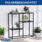 Preview: DanDiBo Konsolentisch Schmal Metall Modern 80x80x26 cm Sideboard Beistelltisch 96634 Ablagetisch Flurtisch Sofatisch