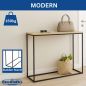 Preview: DanDiBo Console Table Narrow Metal Modern 100x80x30 cm Sideboard End Table 96636 Entryway Table Sofa Table