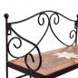Preview: DanDiBo Küchenregal Wand Hängeregal Metall 40cm Mosaik 050550 Wandregal Küche Regal Küchenwandregal mit Haken