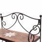 Preview: DanDiBo Küchenregal Wand Hängeregal Metall 40cm Mosaik 050550 Wandregal Küche Regal Küchenwandregal mit Haken