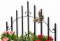 Preview: DanDiBo Plant Holder Wall Flower Holder Pot Holder Black Metal 50 cm Hanging Wall Basket 96237 Plant Shelf Flower Shelf Wall Shelf