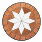 Preview: DanDiBo Pflanzenroller Outdoor Wetterfest Rund 30cm Mosaik Merano 12025 Blumenroller Blumenständer Planzenständer