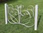 Preview: Pfosten aus Aluminium Gartenzaun 80 cm Zaunelemente Aluzaun Alu Pfosten