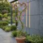 Preview: DanDiBo Plant Support Climbing Trellis Metal 150 cm Ground Spike Heart Garden Stake Trellis Climbing Plants Flower Holder Garden Heart Stake