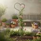 Preview: DanDiBo Plant Support Climbing Trellis Metal 150 cm Ground Spike Heart Garden Stake Trellis Climbing Plants Flower Holder Garden Heart Stake