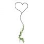 Preview: DanDiBo Plant Support Climbing Trellis Metal 150 cm Ground Spike Heart Garden Stake Trellis Climbing Plants Flower Holder Garden Heart Stake