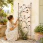 Preview: DanDiBo Metal Garden Trellis 150 cm Birds 120705 Climbing Plant Support Plant Trellis Ground Stake Flower Holder Climbing Column