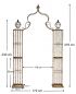 Preview: Rosenbogen Metall Kletterhilfe 93969 275x172 cm Gartenbogen Rankhilfe Rankgitter Torbogen