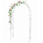Preview: DanDiBo Rose Arch Metal Stable Galvanized 120 cm Wide Climbing Arch 96518 Garden Arch Gateway Round Arch Plant Arch Solid Hot-Dip Galvanized Garden Weatherproof Wrought Iron