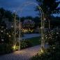 Preview: DanDiBo Rose Arch Metal Stable Galvanized 120 cm Wide Climbing Arch 96518 Garden Arch Gateway Round Arch Plant Arch Solid Hot-Dip Galvanized Garden Weatherproof Wrought Iron