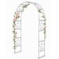 Preview: DanDiBo Rose Arch Made of Metal, Stable Galvanized, 120 cm Wide, Climbing Arch 96521, Garden Arch, Archway, Round Arch, Plant Arch, Solid Hot-Dip Galvanized Garden Metal, Weatherproof Solid Iron