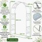 Preview: DanDiBo Rose Arch Made of Metal, Stable Galvanized, 120 cm Wide, Climbing Arch 96521, Garden Arch, Archway, Round Arch, Plant Arch, Solid Hot-Dip Galvanized Garden Metal, Weatherproof Solid Iron