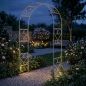 Preview: DanDiBo Rose Arch Made of Metal, Stable Galvanized, 120 cm Wide, Climbing Arch 96521, Garden Arch, Archway, Round Arch, Plant Arch, Solid Hot-Dip Galvanized Garden Metal, Weatherproof Solid Iron