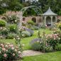 Preview: DanDiBo Rose Arch Made of Metal, Stable Galvanized, 120 cm Wide, Climbing Arch 96521, Garden Arch, Archway, Round Arch, Plant Arch, Solid Hot-Dip Galvanized Garden Metal, Weatherproof Solid Iron