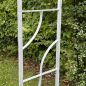 Preview: DanDiBo Metal Rose Arch Stable Galvanized 150 cm Wide Climbing Arch 96516 Garden Arch Gateway Round Arch Plant Arch Solid Hot-Dip Galvanized Garden Weatherproof Solid Iron