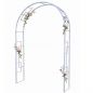 Preview: DanDiBo Metal Rose Arch Stable Galvanized 150 cm Wide Trellis Arch 96524 Garden Arch Gate Arch Round Arch Plant Arch Solid Hot-Dip Galvanized Garden Weatherproof Solid Iron
