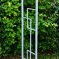 Preview: DanDiBo Metal Rose Arch Stable Galvanized 150 cm Wide Trellis Arch 96524 Garden Arch Gate Arch Round Arch Plant Arch Solid Hot-Dip Galvanized Garden Weatherproof Solid Iron