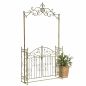 Preview: DanDiBo Metal Rose Arch with Gate, Sturdy, 130 cm Wide, Climbing Plant Arch 93997, Garden Arch, Gate Arch, Round Arch, Heavy-Duty, Weather-Resistant