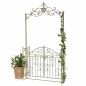 Preview: DanDiBo Metal Rose Arch with Gate, Sturdy, 130 cm Wide, Climbing Plant Arch 93997, Garden Arch, Gate Arch, Round Arch, Heavy-Duty, Weather-Resistant