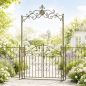 Preview: DanDiBo Metal Rose Arch with Gate, Sturdy, 130 cm Wide, Climbing Plant Arch 93997, Garden Arch, Gate Arch, Round Arch, Heavy-Duty, Weather-Resistant