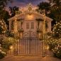 Preview: DanDiBo Metal Rose Arch with Gate, Sturdy, 130 cm Wide, Climbing Plant Arch 93997, Garden Arch, Gate Arch, Round Arch, Heavy-Duty, Weather-Resistant