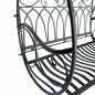 Preview: DanDiBo Outdoor Hanging Swing Bench for 2 People, Garden Swing without Frame, Model 1868, Metal Hanging Bench with Chain, Weather-Resistant