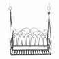 Preview: DanDiBo Outdoor Hanging Swing Bench for 2 People, Garden Swing without Frame, Model 1868, Metal Hanging Bench with Chain, Weather-Resistant