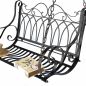 Preview: DanDiBo Schaukelbank Outdoor zum Hängen 2 Sitzer Hollywoodschaukel ohne Gestell 18688 Garden Swing Hängebank Metall mit Kette Gartenschaukel Wetterfest