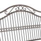Preview: DanDiBo Outdoor Hanging Swing Bench 2-Seater Hollywood Swing without Frame 82505 Garden Swing Metal Hanging Bench with Chain Weatherproof