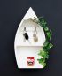 Preview: Key board with shelf Boot 93542-XL Key hook Wall shelf 38 cm Key strip Key box