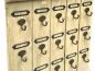 Preview: DanDiBo Schlüsselbrett Holz Vintage Wand Hakenleiste mit 15 Haken Braun 96210 Schlüsselhalter Schlüsselleiste Schlüsselboard