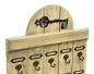 Preview: DanDiBo Schlüsselbrett Holz Vintage Wand Hakenleiste mit 15 Haken Braun 96210 Schlüsselhalter Schlüsselleiste Schlüsselboard