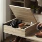 Preview: DanDiBo Schuhregal Platzsparend Metall Schwarz Modern 6 Etagen 100 cm mit Ablage 96701 Schuhständer mit Stauraum Schuhablage Schuhaufbewahrung Regal Shoe Rack