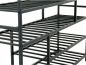 Preview: DanDiBo Schuhregal Platzsparend Metall Schwarz Modern 6 Etagen 100 cm mit Ablage 96701 Schuhständer mit Stauraum Schuhablage Schuhaufbewahrung Regal Shoe Rack