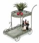 Preview: Servierwagen Metall 93979 Küchenwagen 70 cm Rollwagen Hausbar Teewagen Vintage Antik