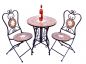 Preview: Seating group Merano 12001-2 Garden table + 2 pcs. Garden chair Mosaic table 2x chair