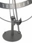 Preview: DanDiBo Sonnenuhr Edelstahl für den Garten 70 cm Rostfrei mit Säule Ausrichtbar Wetterfest Gartenuhr Modern Metall